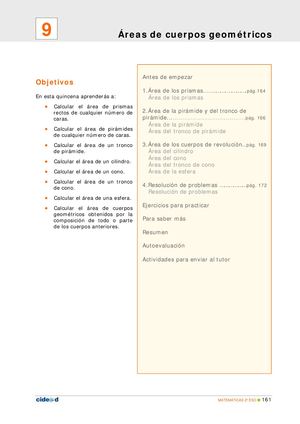 Áreas De Cuerpos Geométricos 2esoquincena9