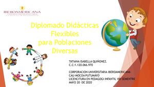 Diplomado Didácticas Flexibles para Poblaciones Diversas