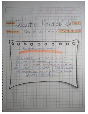 Cuentas Contables Tarea Contabilidad