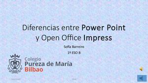 Diferencias Entre Power Point Y Open Office Impress