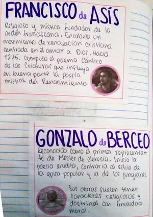 Principal Exponentes De Literatura Medieval