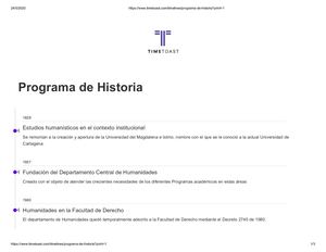 Programa De Historia