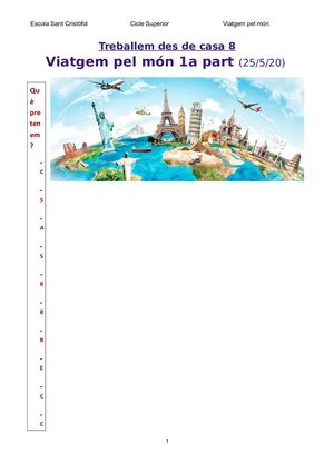 Projecte 2 Viatgem Pel Món