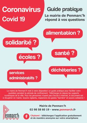 Penmarc'h - Guide pratique pour faciliter votre quotidien - Mis à jour le 25 mai 2020