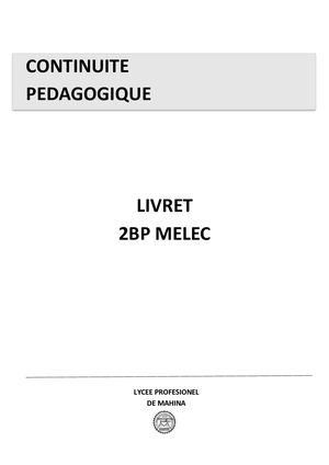 2bp Melec Continuité 25 05 29 05