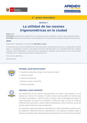S7 5 Sec Matematica Actividades