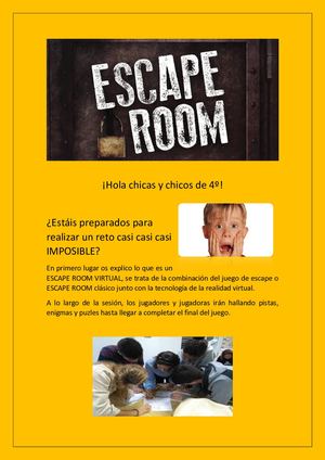 Escape Room 4º
