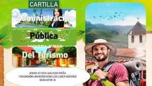 Cartilla Administración Pública Del Turismo Galindo Johan