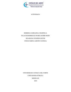 Actividad # 6 macroeconomia