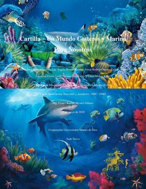 Cartilla Un Mundo Costero Y Marino Para Todos