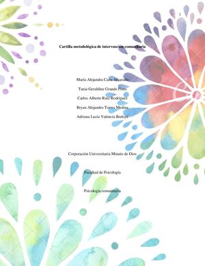 Formulación y seguimiento de proyectos comunitarios.