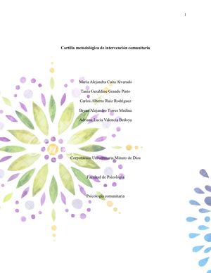 Formulación y seguimiento de proyectos comunitarios