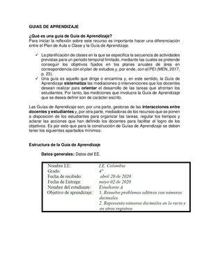 Conceptos Guias De Aprendizaje