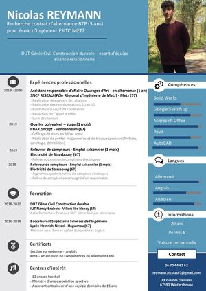 CV REYMANN Nicolas