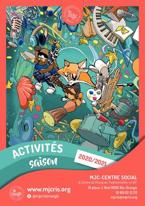 Plaquette de la MJC-CS de Ris-Orangis - 2020/2021