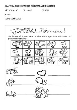 1º ano - Português 4