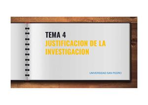 JUSTIFICACIÓN TESIS