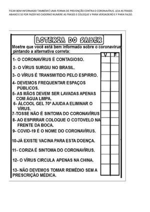 3º Ano Português Leitura Coronavírus Bloco 2 Ok