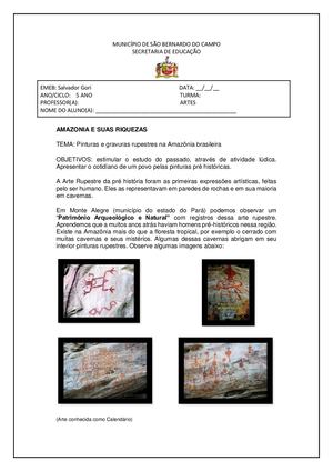 5º Ano Arte 4 Bloco 2