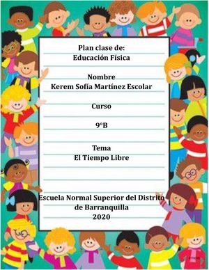 Plan Clase (Tiempo Libre)