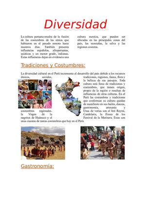 Diversidad Cultural Del Perú_Sesión 5_Gabriel Ludeña_5to sec.