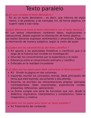 Texto Paralelo Seminario