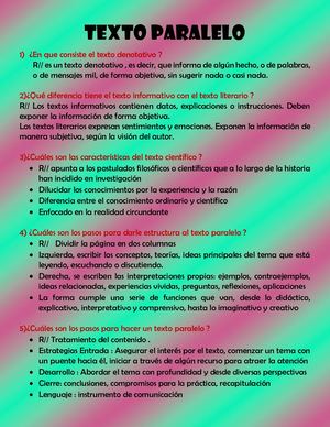 Texto Paralelo Seminario