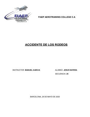 Accidente De Los Rodeos Fiaep
