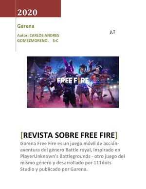 REVISTA DIGITAL SOBRE UN VÍDEO JUEGO              5.C