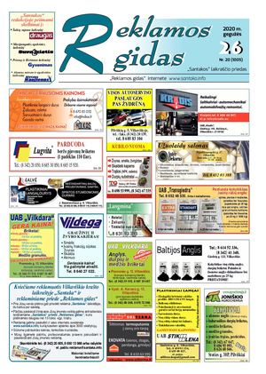 Reklamos Gidas 2020 05 26