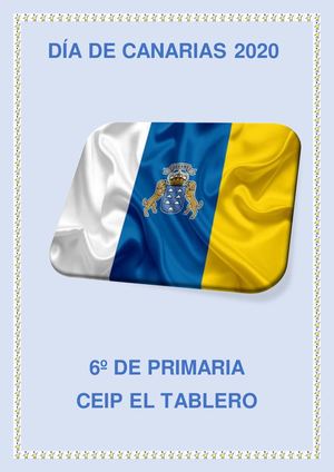 Día De Canarias 2020 6º