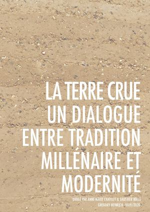 LA TERRE CRUE : UN DIALOGUE ENTRE TRADITION MILLÉNAIRE ET MODERNITÉ