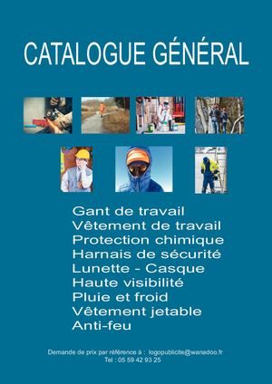 Catalogue général protection individuelle