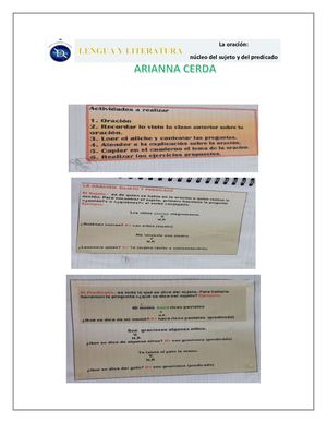 Núcleo Sujeto Predicado