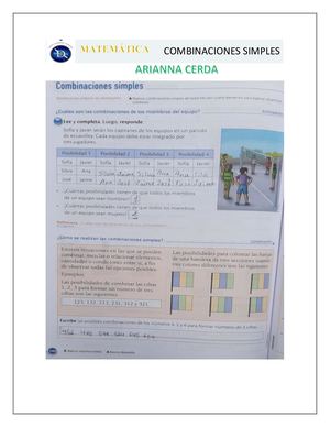 Combinaciones Simples
