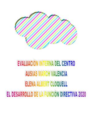 Evaluación Interna Del Centro CEIP Ausiàs March