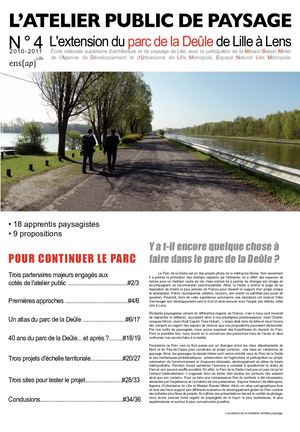 Journal de l'Atelier Public de Paysage n°4