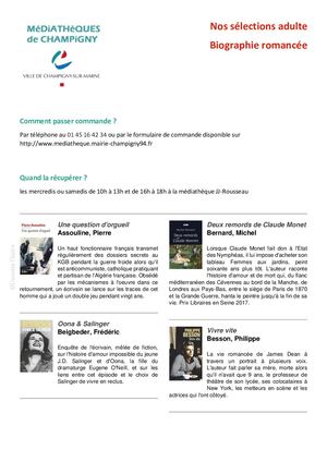 Biographie Romance Mai2020