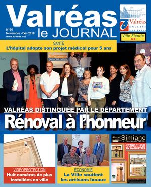 Valréas Le Journal 66 Novembre 2018