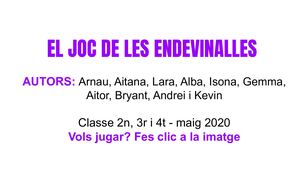 El Joc de Les Endevinalles