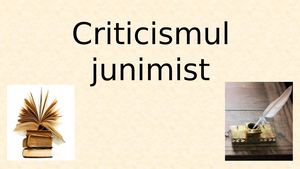 Criticismul Junimist