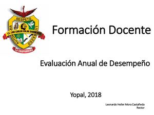 1 Taller De Formación Docente