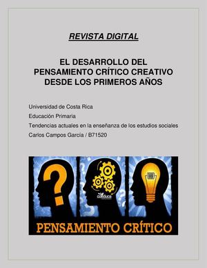 Revista Digital Sobre Pensamiento Crítico