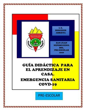 Guía Preescolar Tercer Período