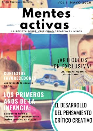 Revista Desarrollo de pensamiento crítico reflexivo