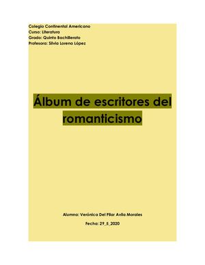 Escritores Del Romanticismo Pdf