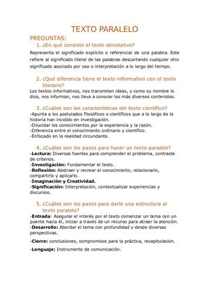 Texto Paralelo
