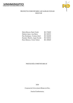 Proyecto Comunitaria