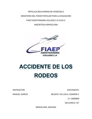 Accidente De Los Rodeos