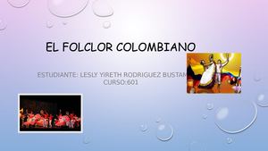 El Folclor Colombiano Banzas